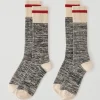 Adult Classic Cotton Cabin Sock 2 Pack
