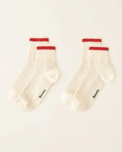 Adult Cotton Cabin Ankle Sock 2 Pack
