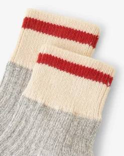 Adult Cotton Cabin Ankle Sock 2 Pack
