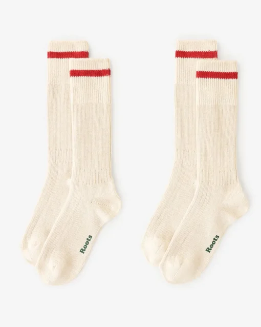 Adult Cotton Cabin Sock 2 Pack