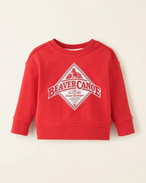 Baby Beaver Canoe Relaxed Crew Sweatshirt