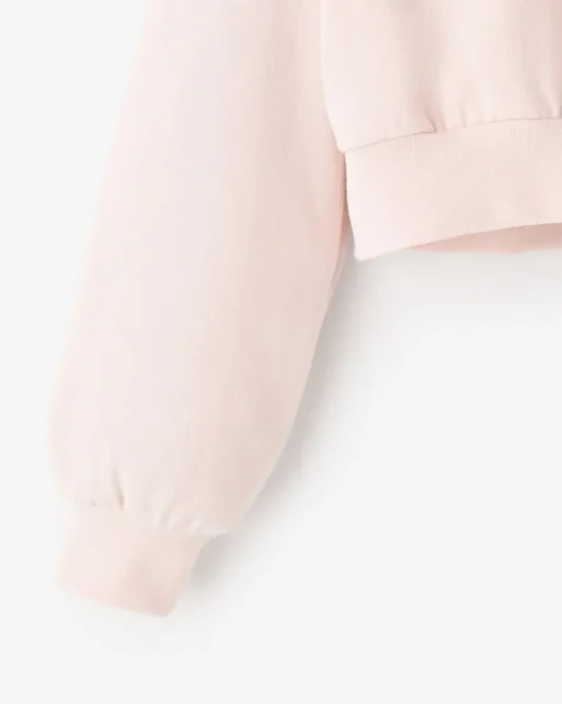 Girls Warm-Up Bubble Crew Sweatshirt