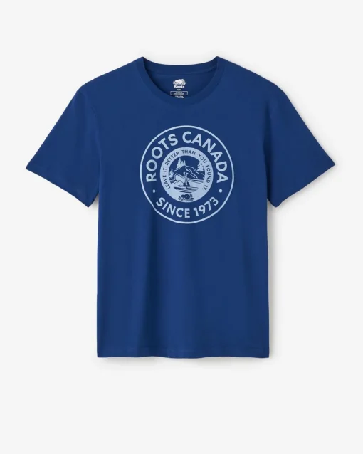Mens Roots Think Green T-Shirt