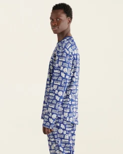 Mens Winter Pajama Top