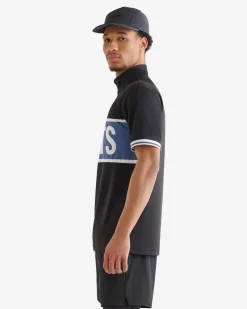 Renew Short Sleeve Half Zip Stein