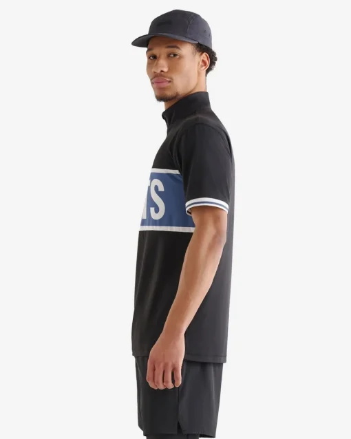 Renew Short Sleeve Half Zip Stein