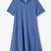 Renew Short Sleeve Mini Dress