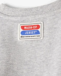 Toddler Girls Warm-Up Bubble Crew Sweatshirt