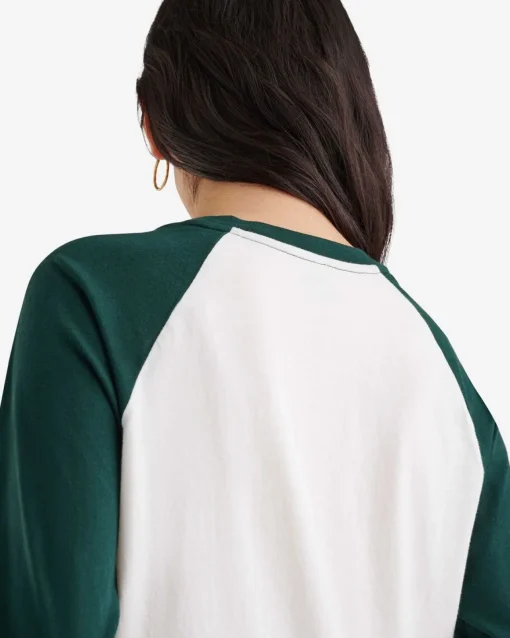 Womens Organic Cooper Baseball T-Shirt